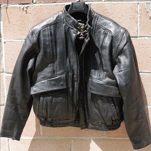 Vintage Cosmos Leather Motorcycle Jacket
